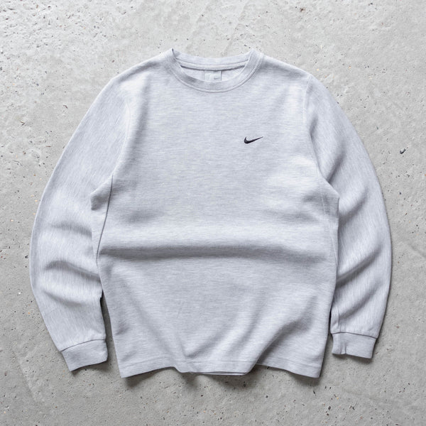 Nike Mini Swoosh Embroidered Sweatshirt - 2000s (XS)