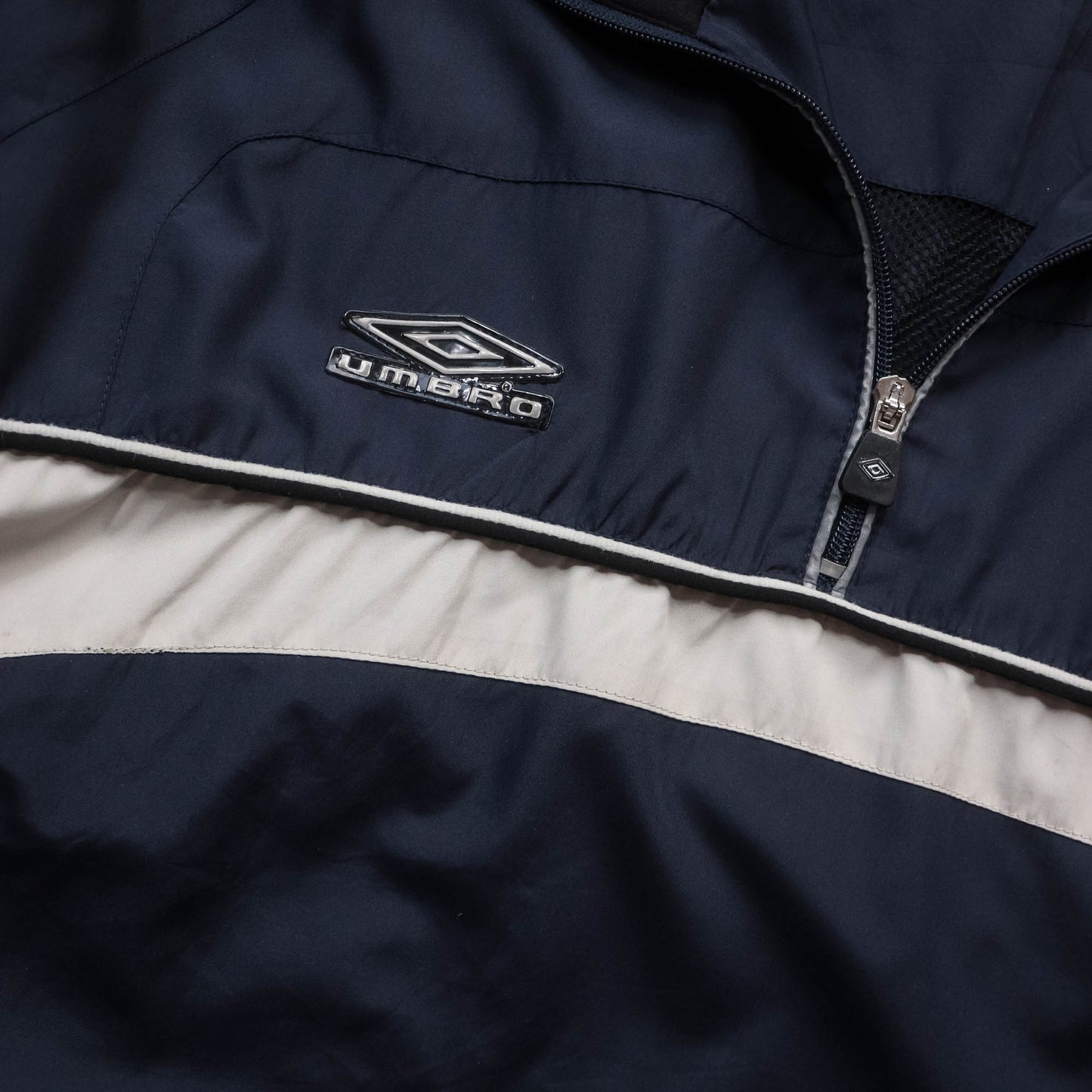 Umbro Two-Tone 1/4 Zip Windbreaker Jacket - 90s (XL)