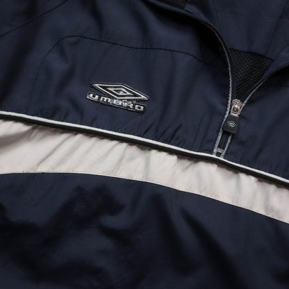 Umbro Two-Tone 1/4 Zip Windbreaker Jacket - 90s (XL)