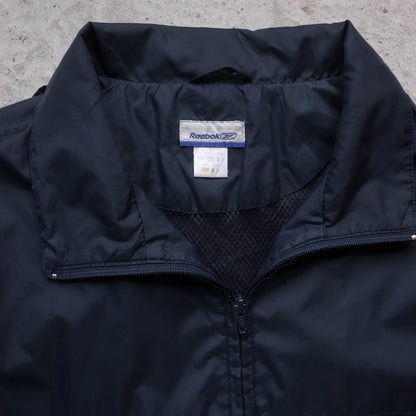 Reebok Spellout 1/4 Zip Windbreaker Jacket - 90s (L)