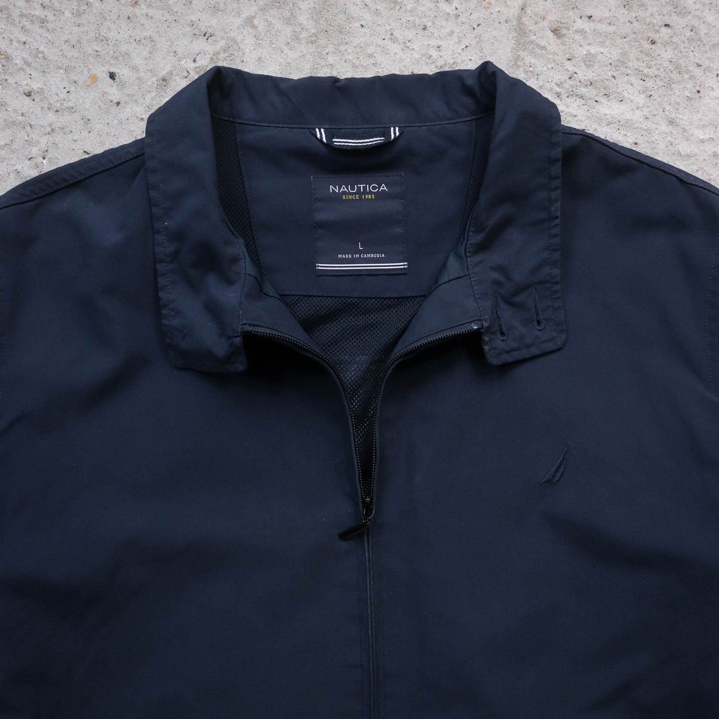 Nautica Embroidered Logo Harrington Jacket - 2000s (L)