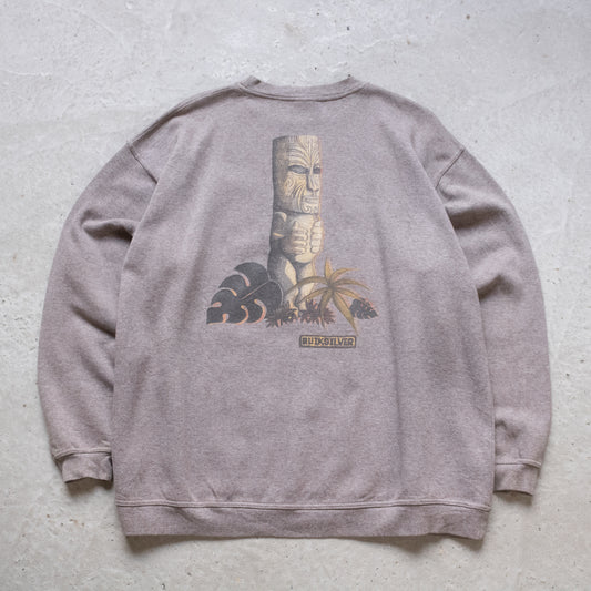 Vintage 90s Quiksilver Easter Island Sweatshirt - XXL