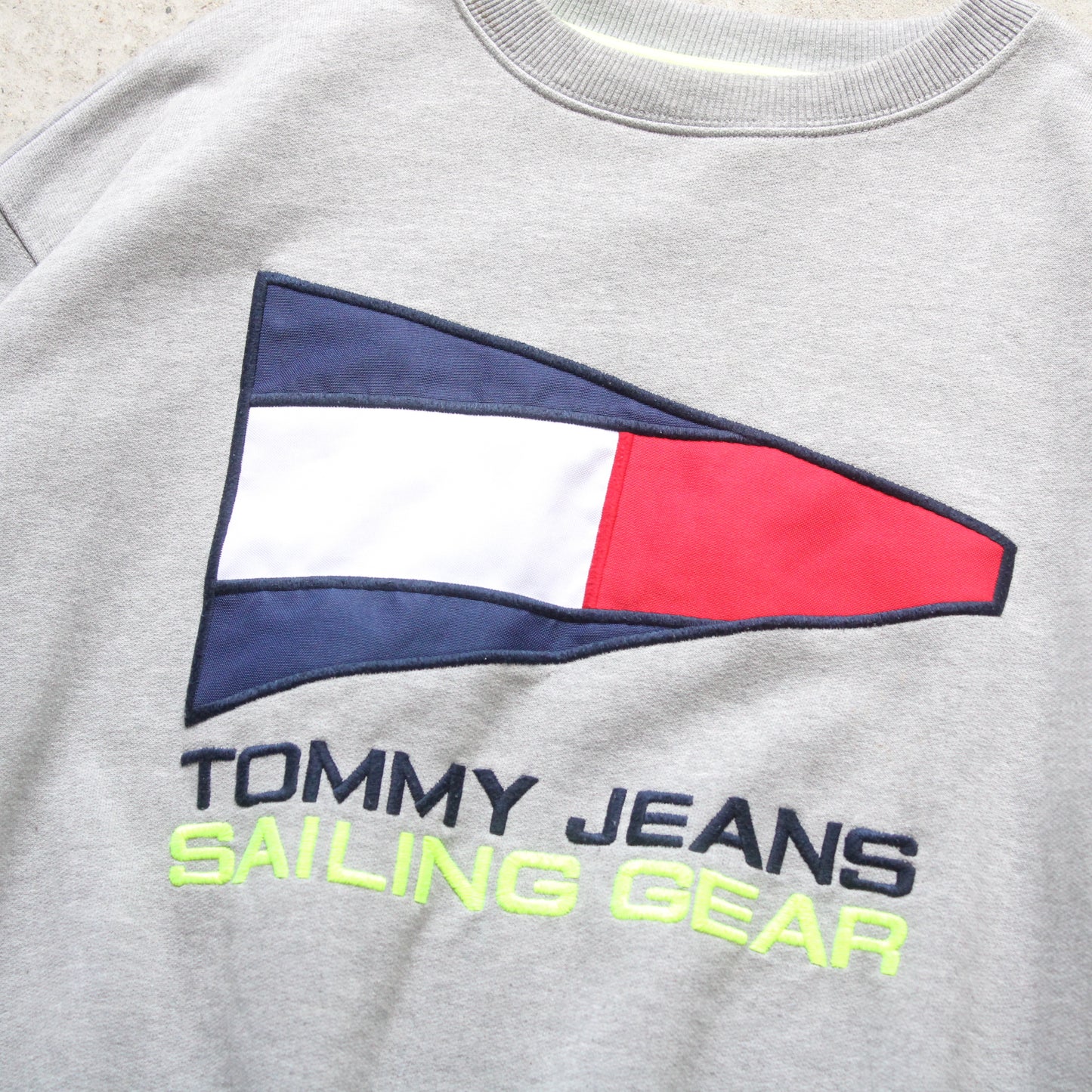 Tommy Hilfiger Sailing Gear Big Flag Crewneck - S