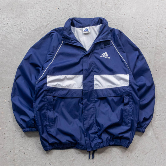 Adidas Big Logo Windbreaker Jacket - 90s (L)