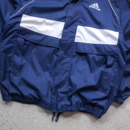 Adidas Big Logo Windbreaker Jacket - 90s (L)