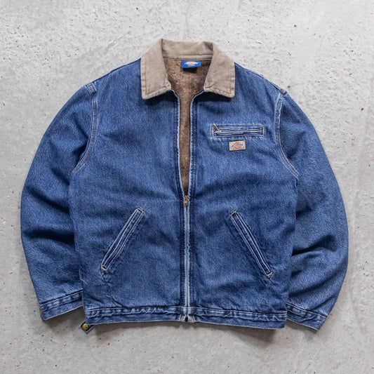 Dickies Blanket Lined Denim Detroit Jacket - 90s (M)