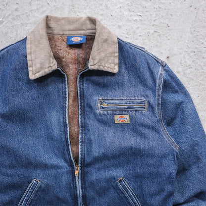 Dickies Blanket Lined Denim Detroit Jacket - 90s (M)