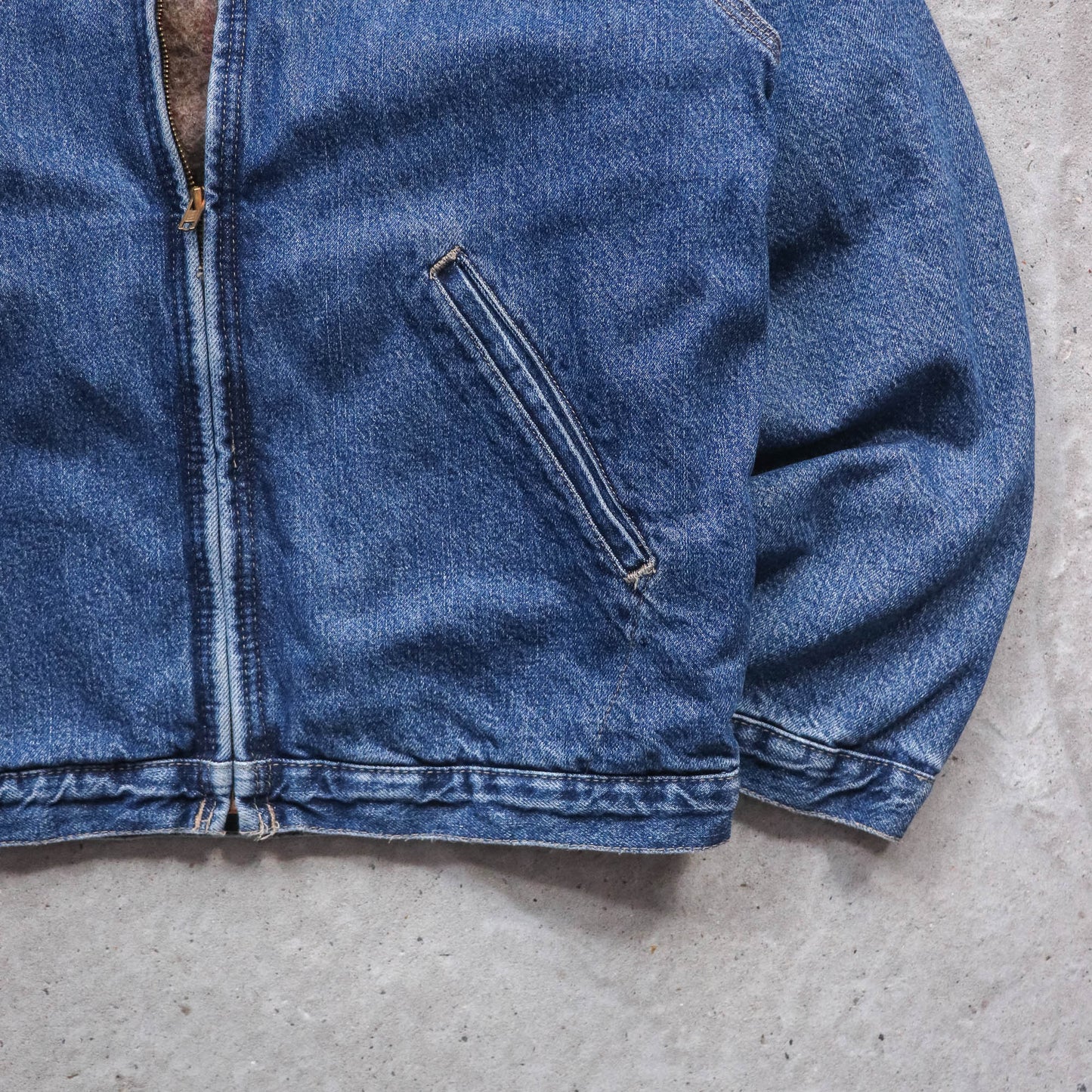 Dickies Blanket Lined Denim Detroit Jacket - 90s (M)