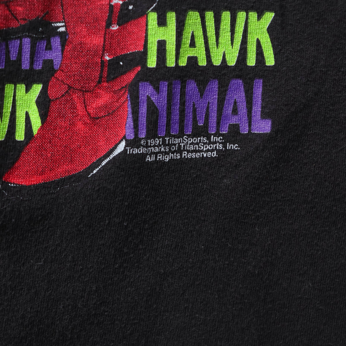 Legion of Doom Animal & Hawk WWF Euro Tee - 1991 (L)
