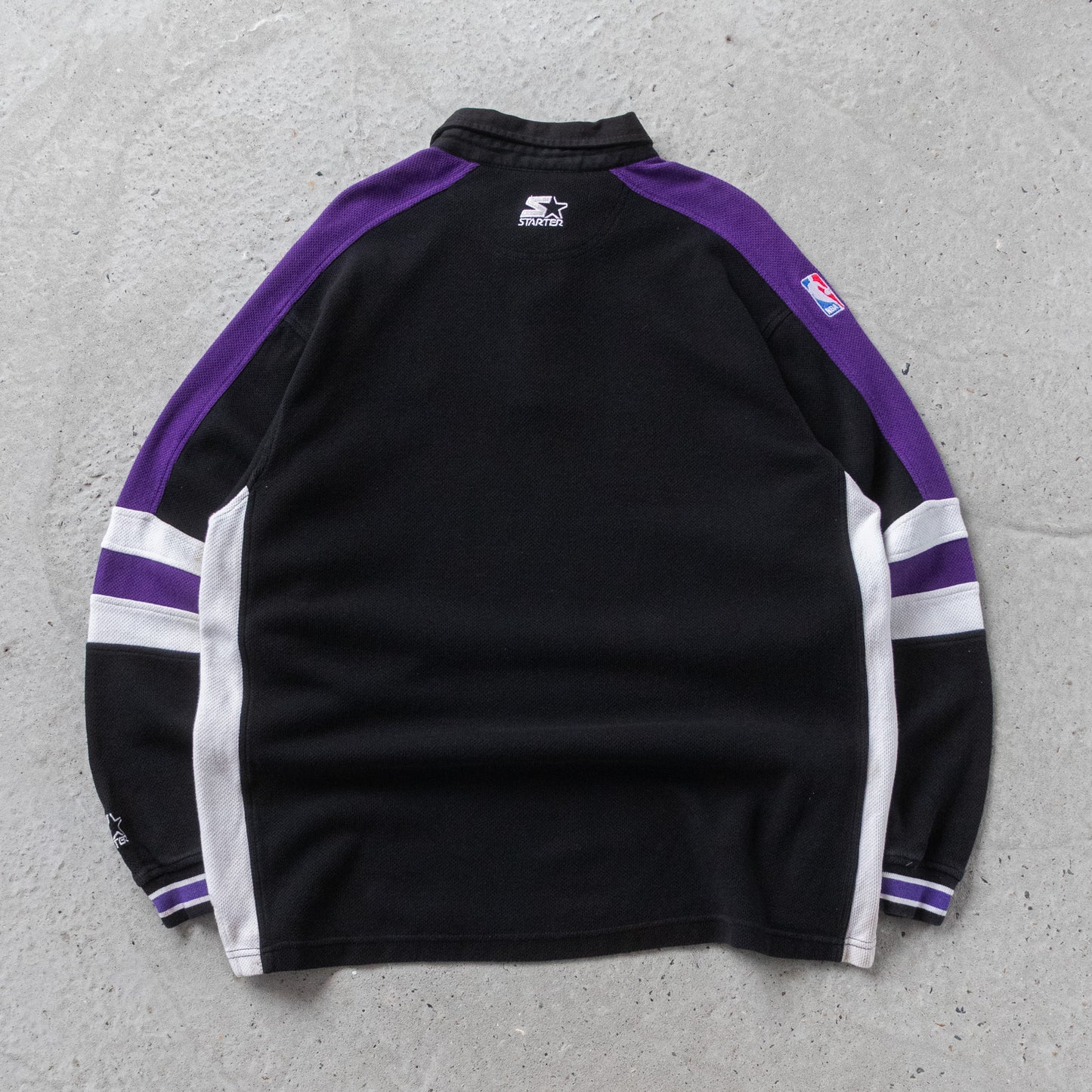 Vintage 90s Utah Jazz NBA Starter 1/4 Zip Sweatshirt - XL - AL Vintage