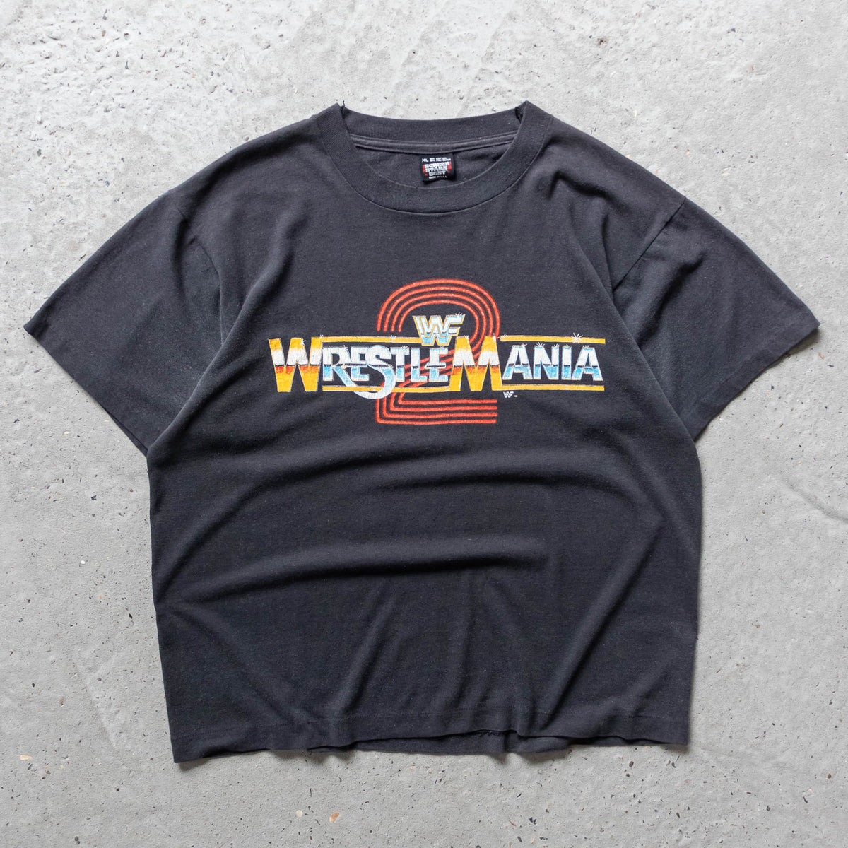 WWF WrestleMania 2 Promo Tee – 1986 (XL)