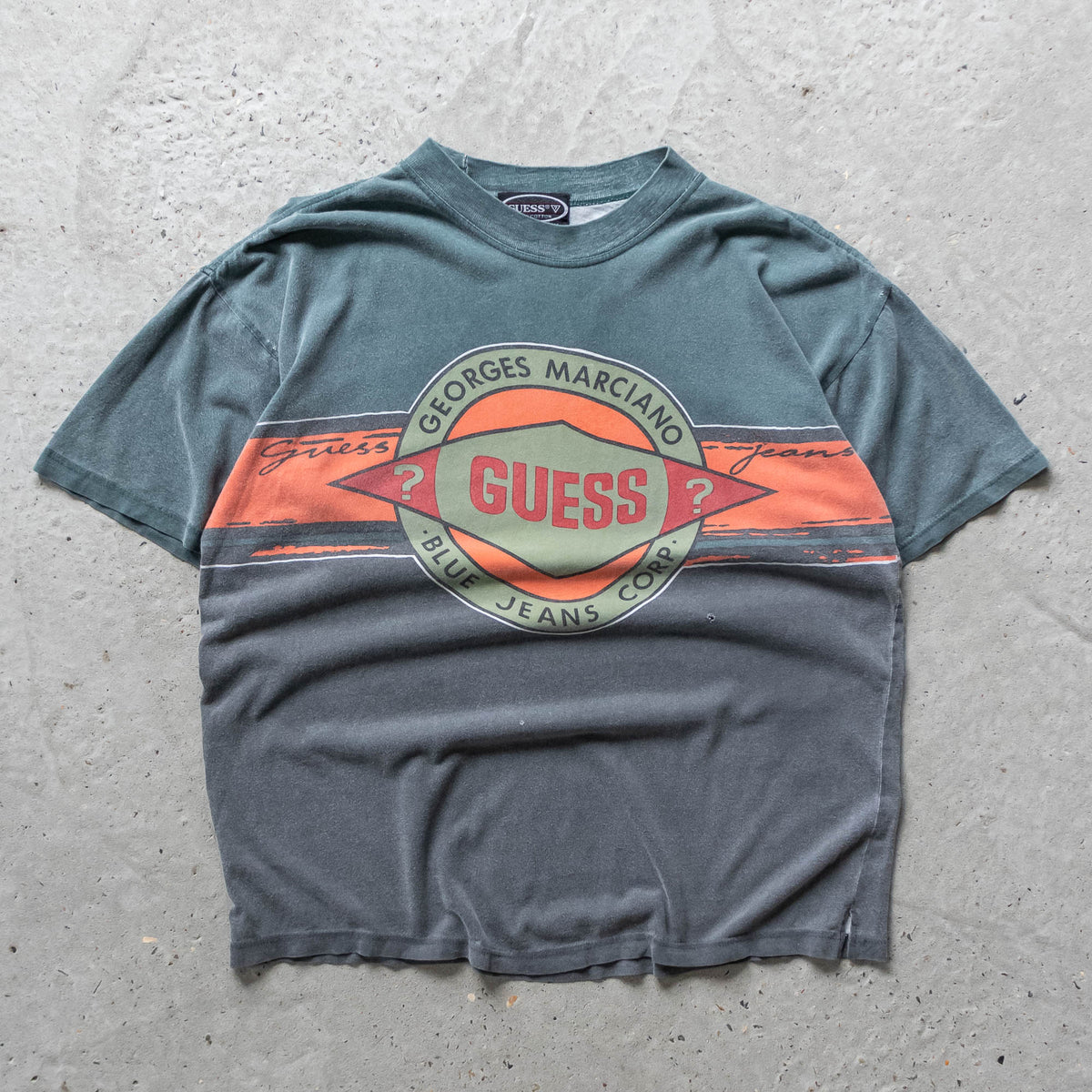 Guess Jeans All Over Print Tee - 90s (XL)