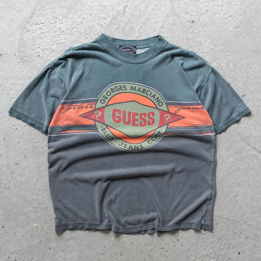 Guess Jeans All Over Print Tee - 90s (XL)