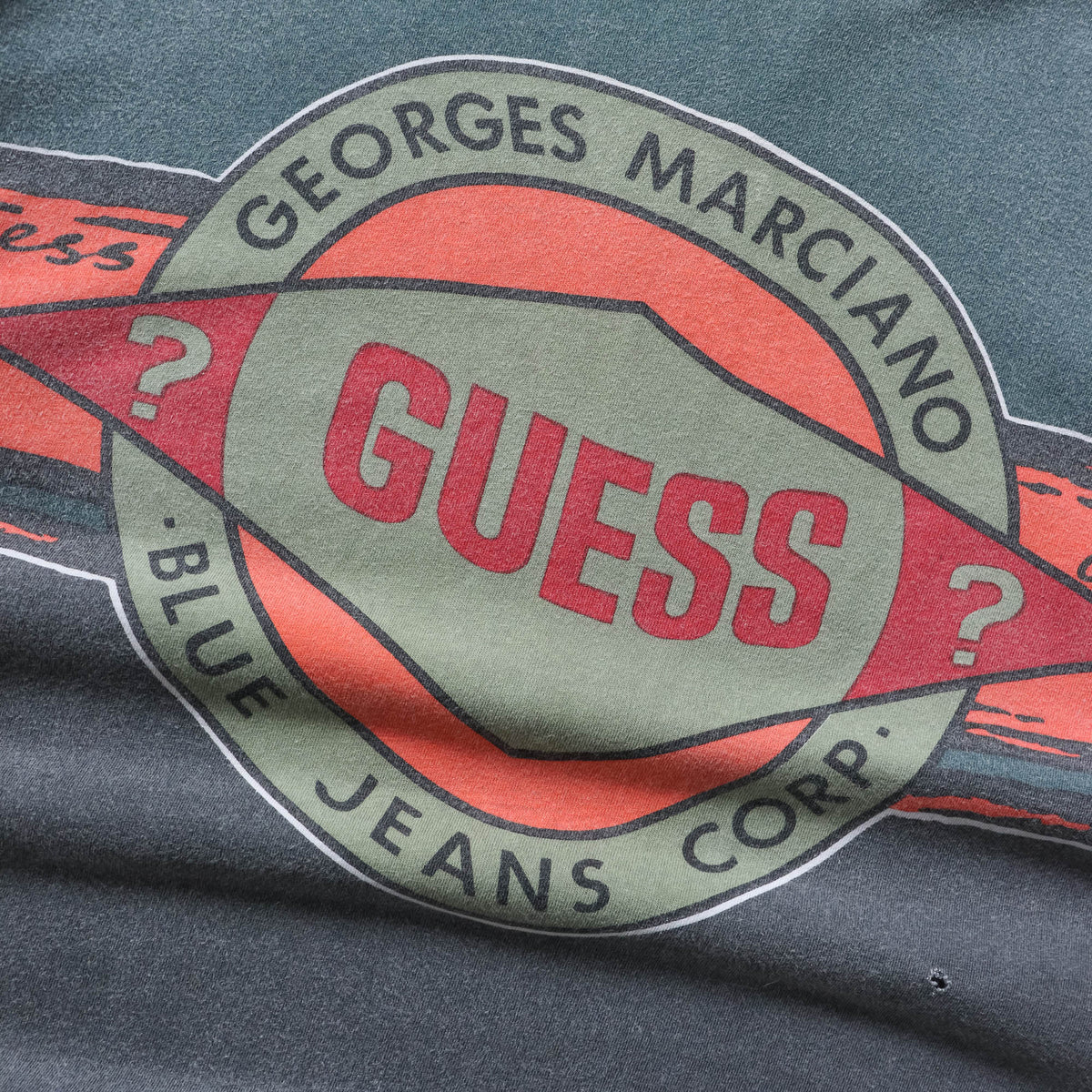 Guess Jeans All Over Print Tee - 90s (XL)
