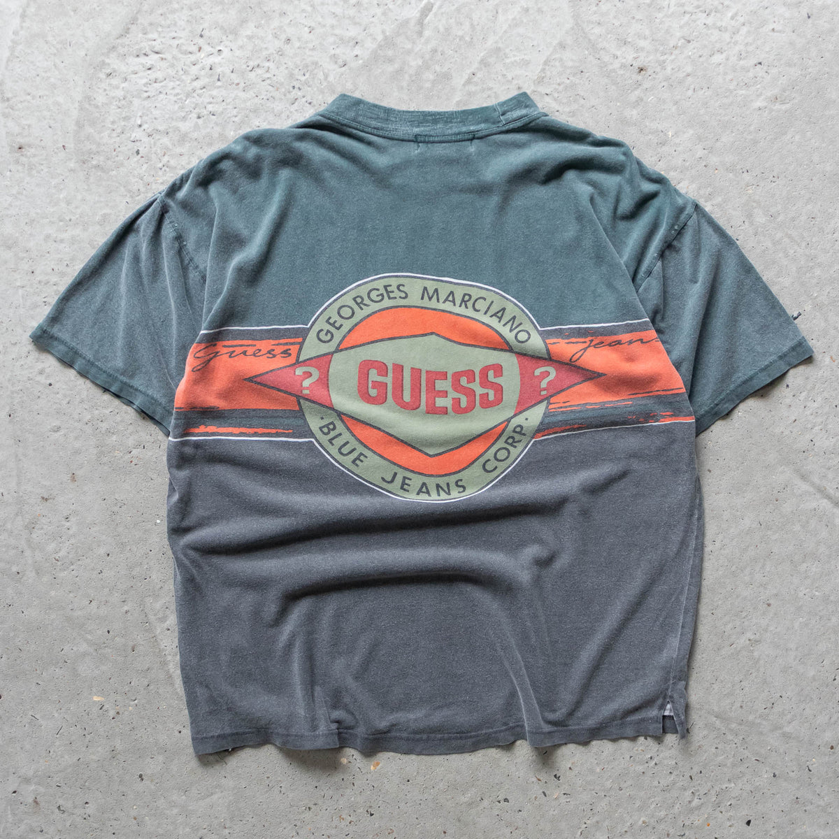 Guess Jeans All Over Print Tee - 90s (XL)