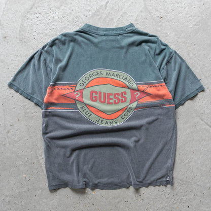 Guess Jeans All Over Print Tee - 90s (XL)
