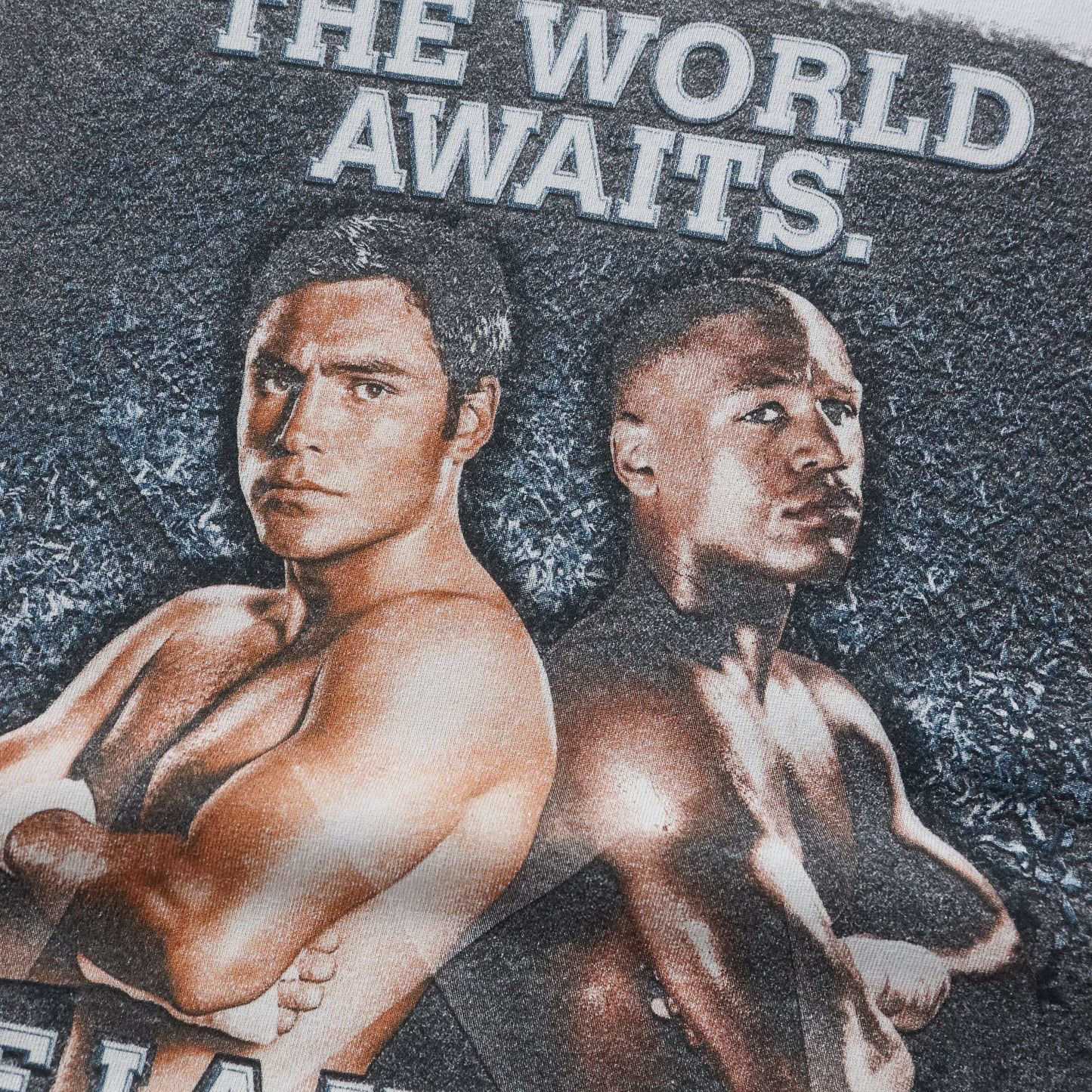 Vintage Oscar De La Hoya vs Floyd Mayweather Boxing Tee - L - AL Vintage