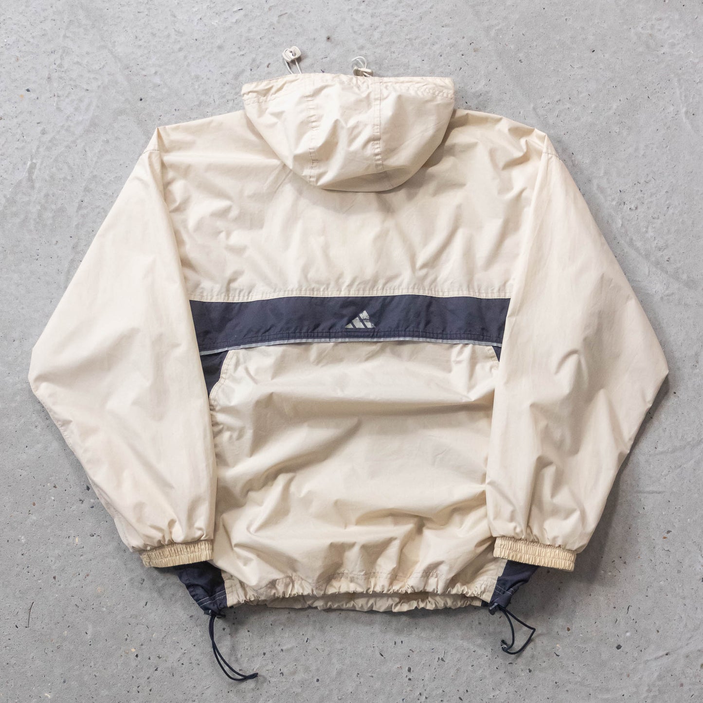 Adidas 1/4 Zip Anorak Windbreaker Jacket - 90s (M)