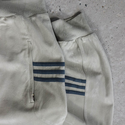 Adidas 3-Stripe Velour Track Jacket - 90s (S)