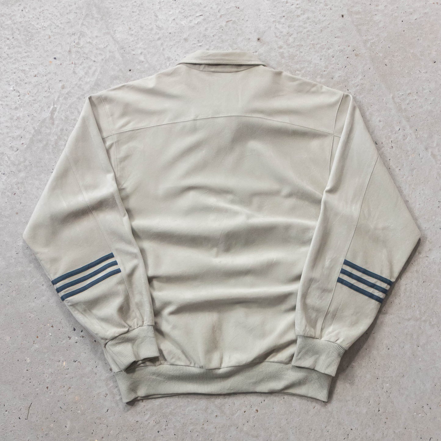 Adidas 3-Stripe Velour Track Jacket - 90s (S)