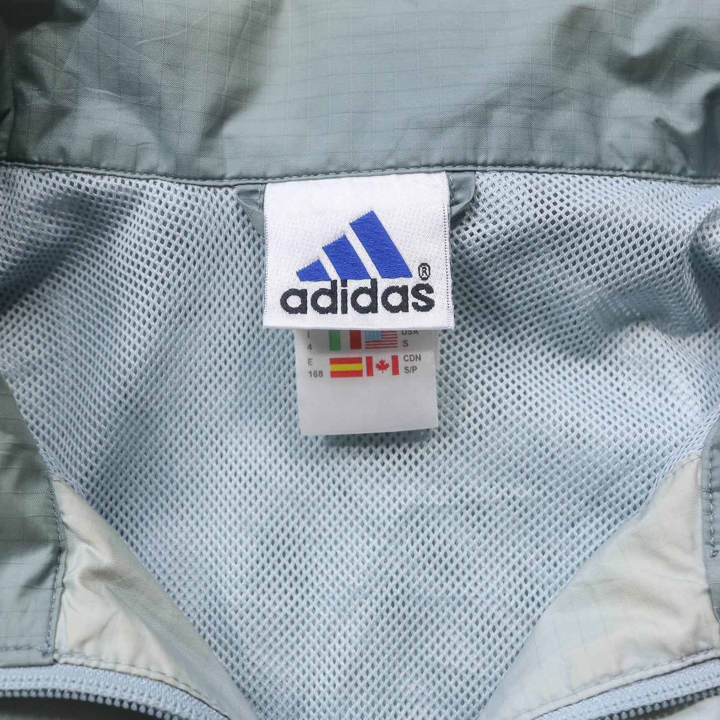 Adidas Two-Tone 1/4 Zip Windbreaker Jacket - 90s (M)