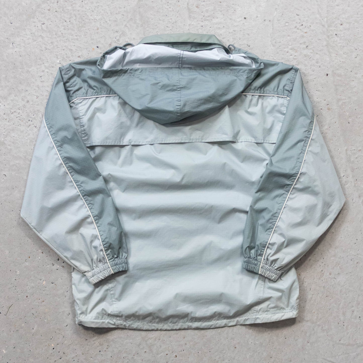 Adidas Two-Tone 1/4 Zip Windbreaker Jacket - 90s (M)