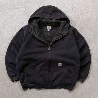 Carhartt Sherpa Lined Zip-Up Hoodie - 2000s (XL)