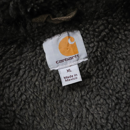 Carhartt Sherpa Lined Zip-Up Hoodie - 2000s (XL)