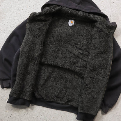 Carhartt Sherpa Lined Zip-Up Hoodie - 2000s (XL)