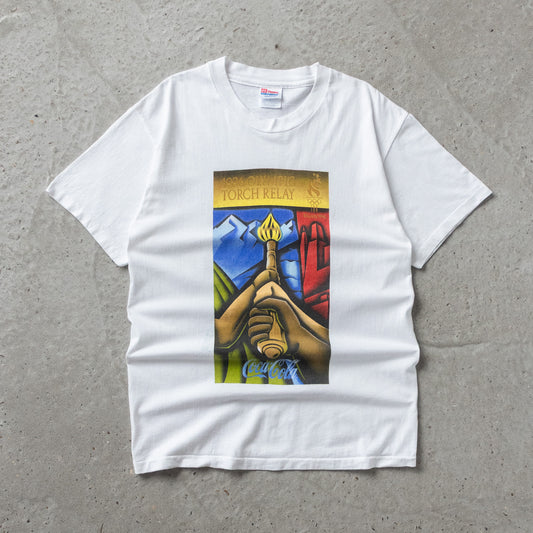 Vintage 1996 Atlanta Olympics Torch Relay Tee - M - AL Vintage
