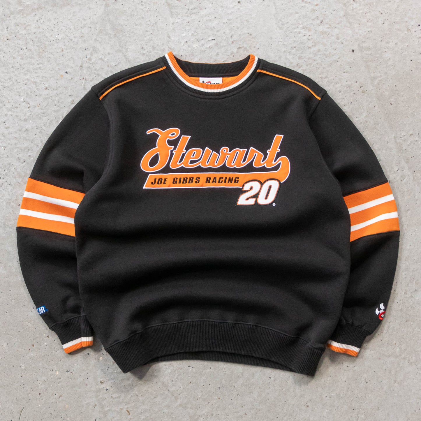 Tony Stewart NASCAR Embroidered Sweatshirt - 90s (M)