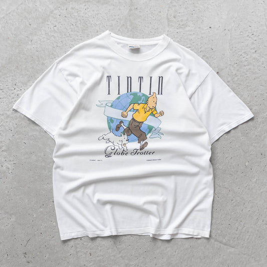 Adventures of Tintin Globe Trotter Tee – 1994 (XL)