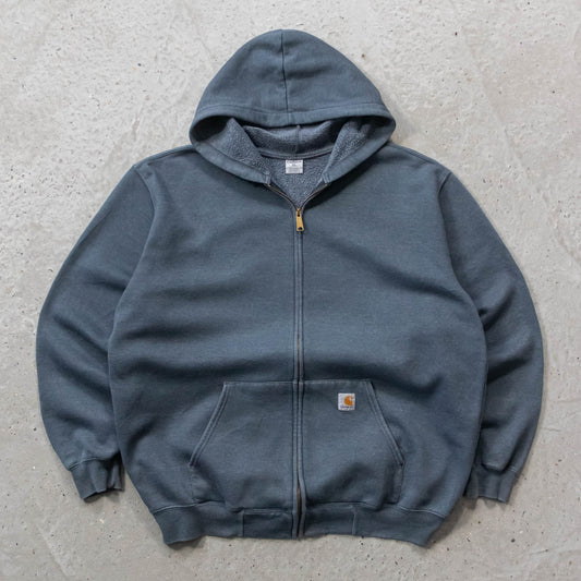 Carhartt Logo Patch Zip-Up Hoodie - 2000s (XL)
