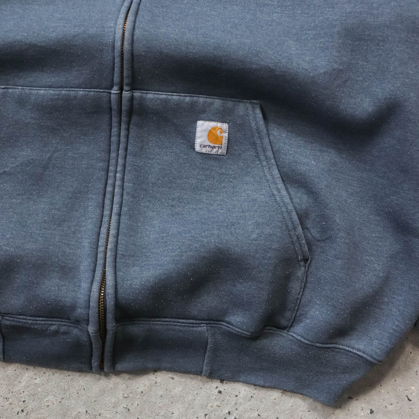 Carhartt Logo Patch Zip-Up Hoodie - 2000s (XL)