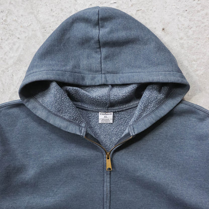Carhartt Logo Patch Zip-Up Hoodie - 2000s (XL)