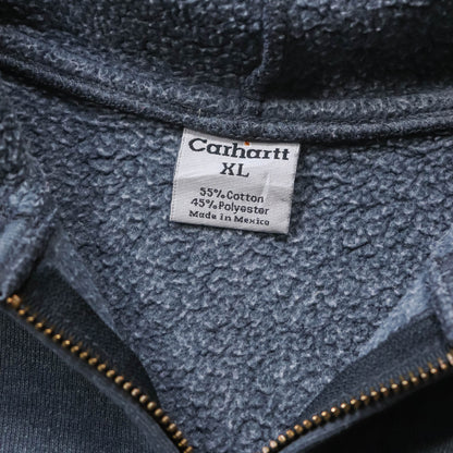 Carhartt Logo Patch Zip-Up Hoodie - 2000s (XL)