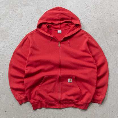Carhartt Logo Patch Zip-Up Hoodie - 2000s (L)
