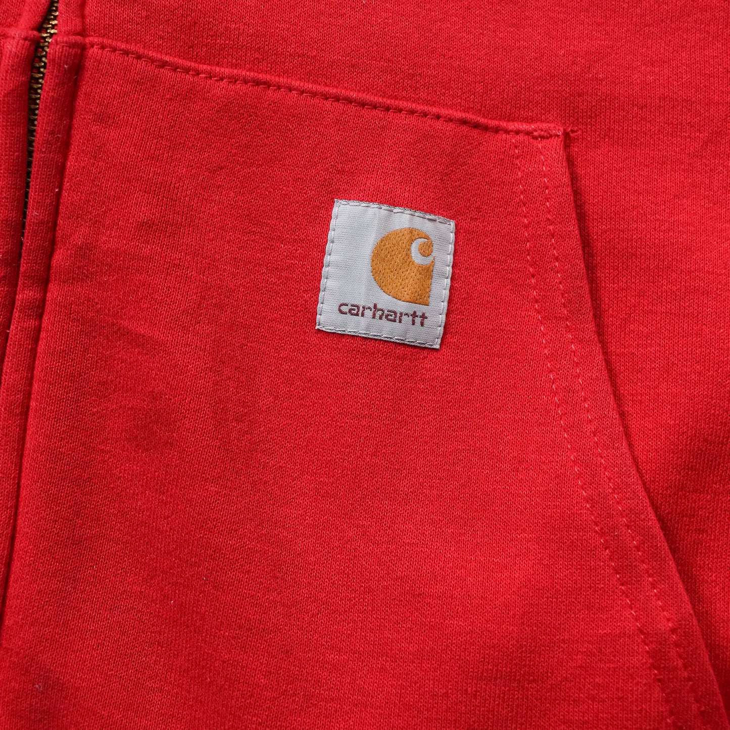 Carhartt Logo Patch Zip-Up Hoodie - 2000s (L)