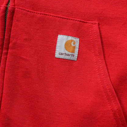 Carhartt Logo Patch Zip-Up Hoodie - 2000s (L)