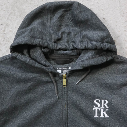 Carhartt Logo Patch Zip-Up Hoodie - 2000s (L)