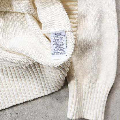 Polo Ralph Lauren Henley Collared Knit Sweater - 2000s (L)