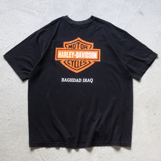 Vintage 90s Harley Davidson Baghdad Tee - XXL