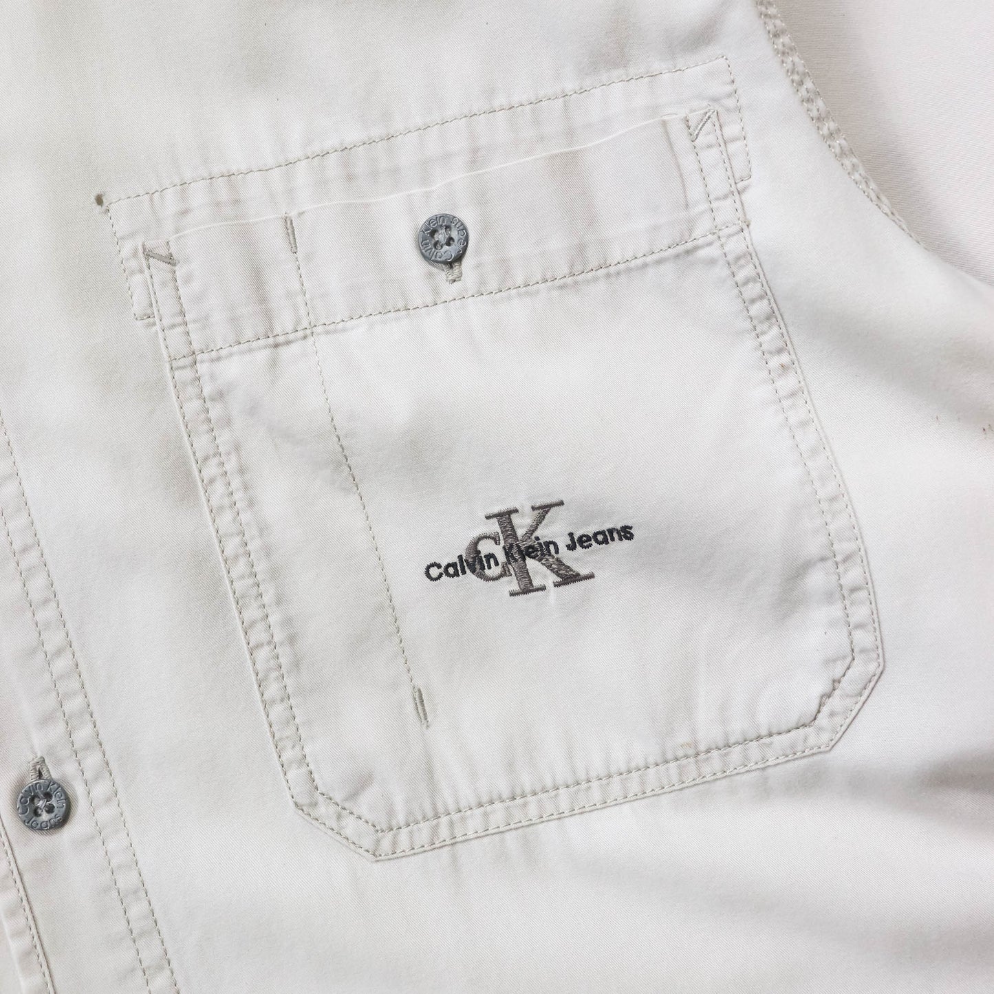 Calvin Klein Jeans Button Up Shirt - 90s (L)