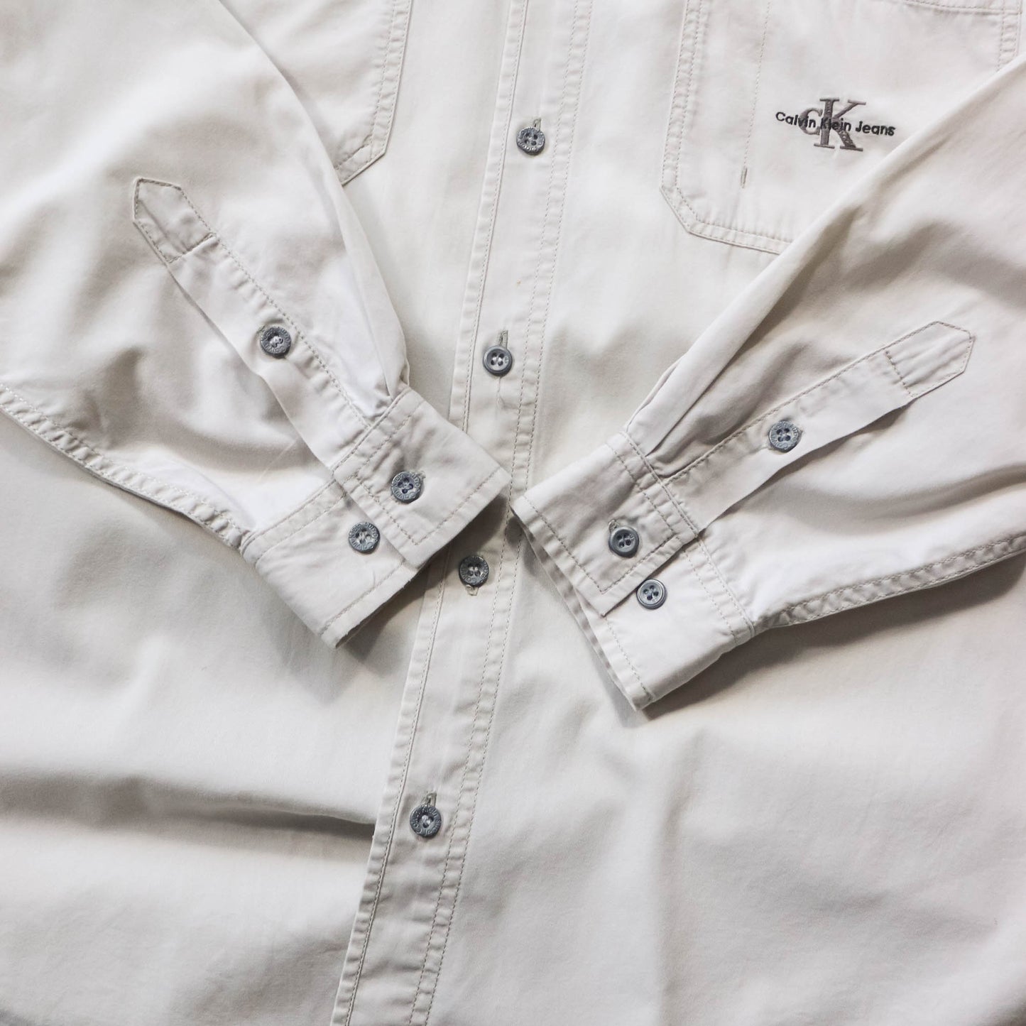 Calvin Klein Jeans Button Up Shirt - 90s (L)