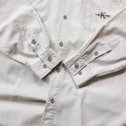 Calvin Klein Jeans Button Up Shirt - 90s (L)