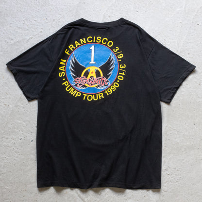 Vintage 1990 Aerosmith Aero Force One Tour Tee - XL