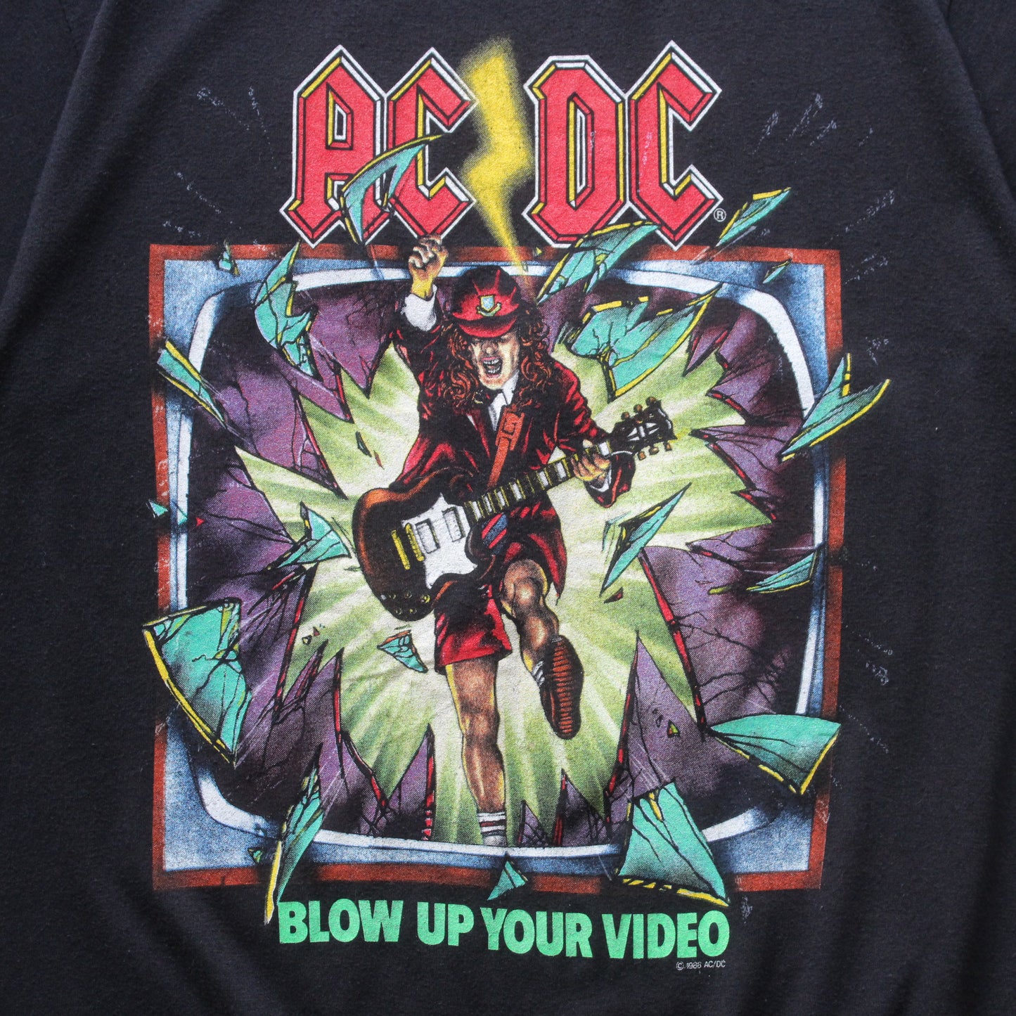 Vintage 1988 AC/DC Blow Up Your Video Tour Tee - XL