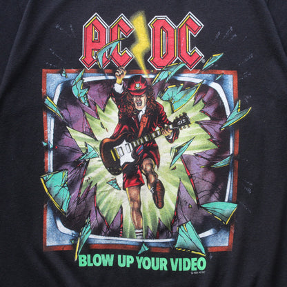 Vintage 1988 AC/DC Blow Up Your Video Tour Tee - XL