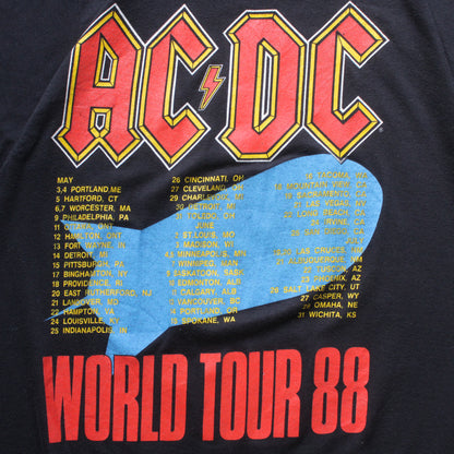 Vintage 1988 AC/DC Blow Up Your Video Tour Tee - XL