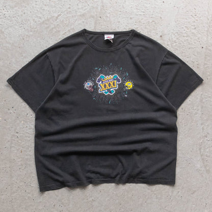 Super Bowl XXXI Patriots vs Packers NFL Tee - 1996 (XL)